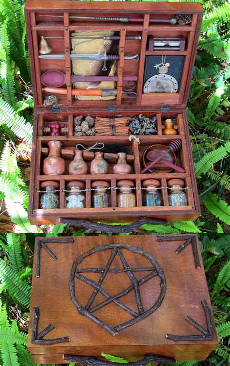 Wiccan sacred tools display ideas